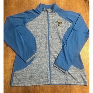 Women's St. Louis Blues Full Zip Jacket XXL Blue Never Worn!